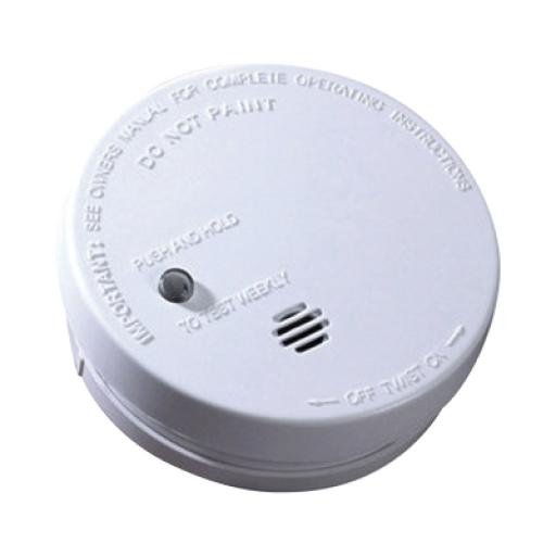 [KIDDE_I9040-1] KIDDE Detector Autónomo de Humo │ Sensor Iónico │ Batería de 9V Incluida │ Botón de Prueba │Pieza │ Modelo 0914E1