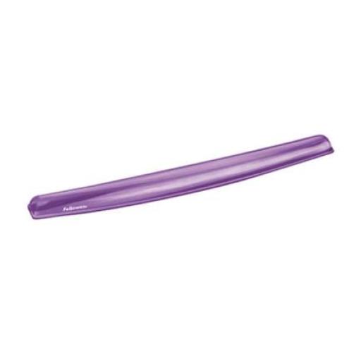 [FELLOWES_91437] Fellowes Reposa Muñecas Fellowes Crystal de Gel Color Violeta