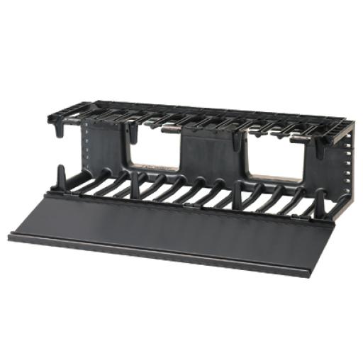 [PANDUIT_NMF3] Panduit Organizador de Cables Horizontal NetManager, Sencillo (Solo Frontal), Para Rack de 19in, 3UR