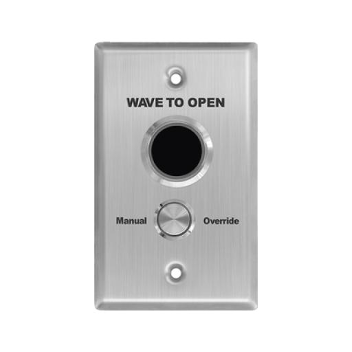 [ACCESSPRO_APB2BL] AccessPRO Botón de Salida Doble con Aro Iluminado/ IP65 / Diseño Estético / Temporizador y Distancia Ajustable / Botón Sin Contacto y Botón de Contacto en uno solo