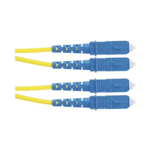 [PANDUIT_F923RSNSNSNM005] Panduit Jumper de Fibra Optica Monomodo 9/125 OS2, SC-SC Duplex, OFNR (Riser), Color Amarillo, 5 Metros