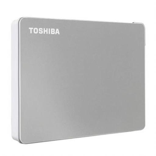 [TOSHIBA_HDTX140XSCAA] Toshiba Disco Duro Externo Toshiba Canvio Flex 2.5" 4TB USB Plata para Mac/PC