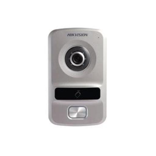 [HIKVISIONDIGITALTECHNOLOGY_DS-KV8102-IP] Hikvision Digital Technology Videoportero IP con llamada a Smartphone (HikConnect) / No requiere monitor / Apertura de puerta desde App y por tarjeta de Proximidad