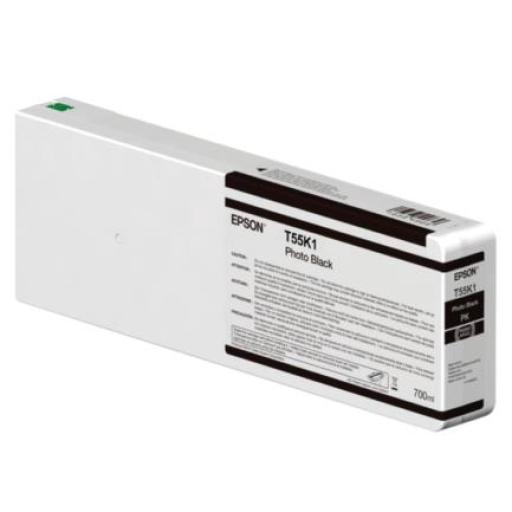 [EPSON_T55K100] Epson Tinta Epson UltraChrome HD Fotográfico 700 ml Color Negro