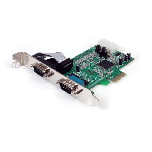 [STARTECH.COM_PEX2S553] StarTech.com TARJETA ADAPTADORA PCI EXPRESS 2 PUERTOS SERIAL RS232 UART 1655.