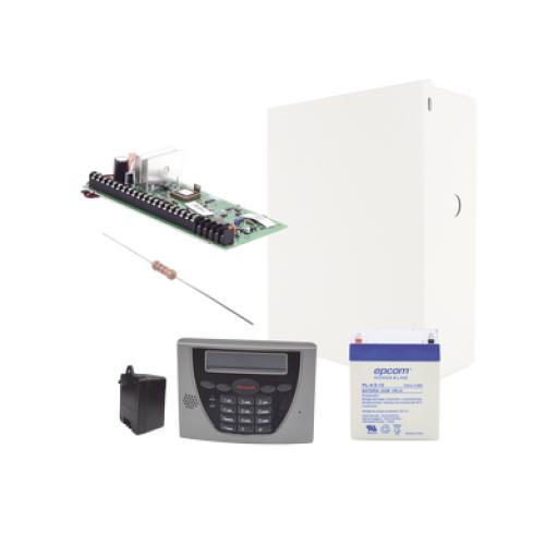 [HONEYWELLHOMERESIDEO_VISTA48/6460STB] HONEYWELL HOME RESIDEO Panel de Alarma VISTA48LA con Teclado Alfanumérico 6460S, Batería y Transformador