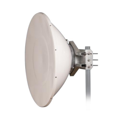 [JIROUS_JRMD-1200-6-MIMO] Jirous Antena Direccional de Alto Rendimiento / 36 dBi / 4 ft / 5.9-7 GHz / Conectores R-SMA / Alto Aislamiento al Ruido / Fácil Montaje y herraje de acero inoxidable /  Radomo Incluido