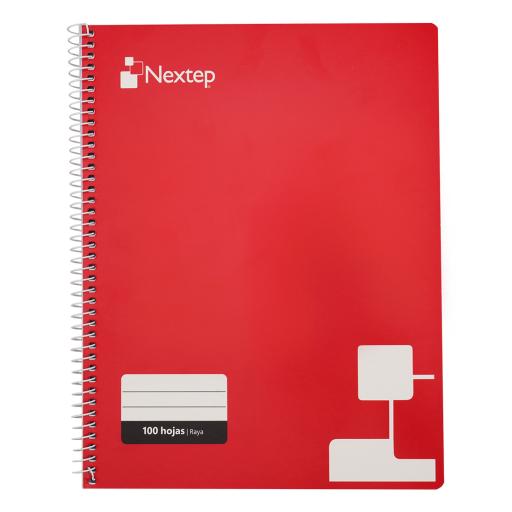 [NEXTEP_NE-007R] Nextep Cuaderno Nextep Profesional Raya 100 Hojas Espiral