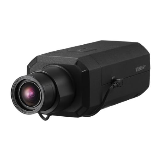 [HANWHA_PNB-A9001] Hanwha Camara Profesional 4K con IA  / P-Iris / WDR 120dB / H.265 / Ranura SD / WiseStream II