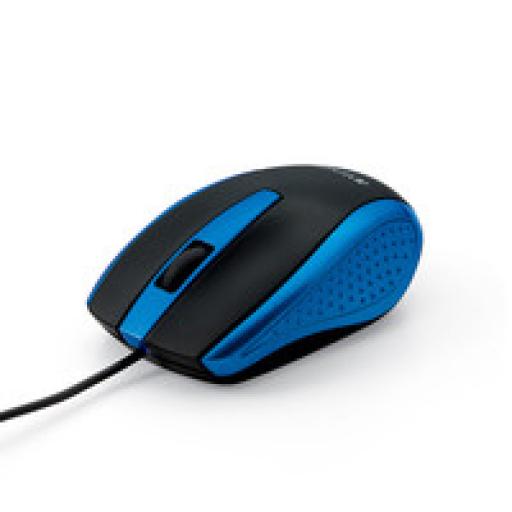 [VERBATIM_VB99743] Verbatim MOUSE OPTICO CON CABLE PARA COM PUTADORA PORTATIL AZUL