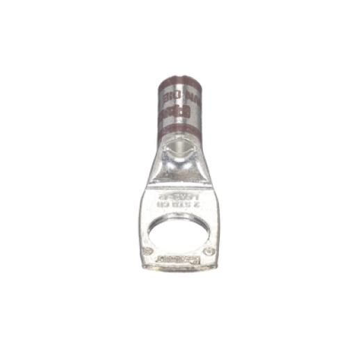 [PANDUIT_LCA2-12-Q] Panduit Conector de Compresión 66.36 KCMIL para Cable 2 AWG, con Orificio de  1/2". Paquete 25 Piezas