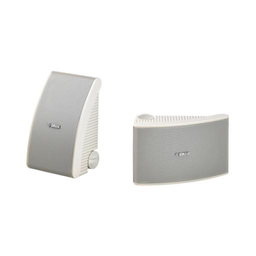 [YAMAHA_NSAW392W] YAMAHA Altavoz de Montaje en Superficie de 2 vias | Woofer 5.25'' | Tweeter 1'' | Media Intemperie| 6 ohms | Par | Color Blanco