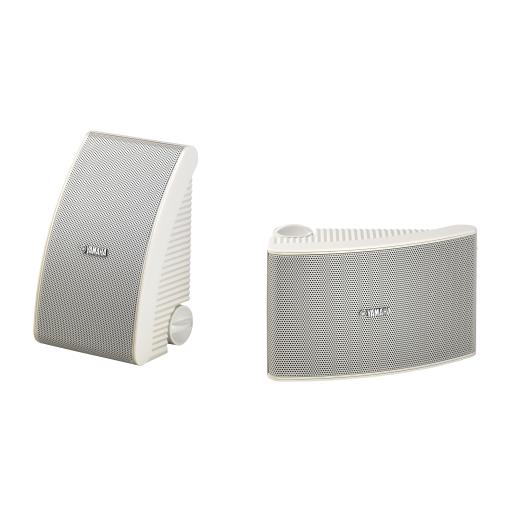 [YAMAHA_NSAW392W] YAMAHA Altavoz de Montaje en Superficie de 2 vias | Woofer 5.25'' | Tweeter 1'' | Media Intemperie| 6 ohms | Par | Color Blanco