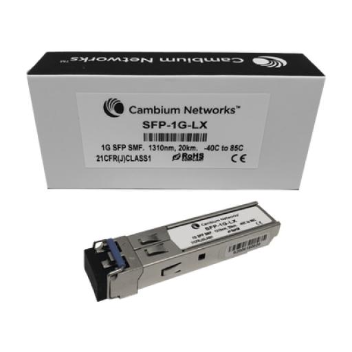 [CAMBIUMNETWORKS_SFP-1G-LX] Cambium Networks Transceptor MiniGbic SFP, 1 Gbps, Monomodo, distancia hasta 20 km, conector LC