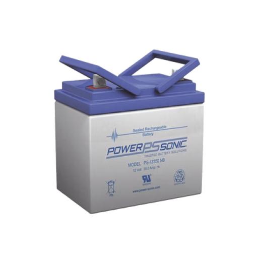 [POWER-SONIC_PS-12350-NB3] Power-Sonic Batería 12V, 35AH, Para Respaldo, Tecnologías AGM/VRLA, 5 Años Vida Útil, Terminales NB3, Reconocida UL   