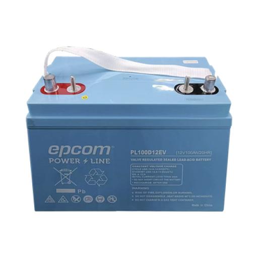 [EPCOM_PL100D12EV] Epcom Batería Marina de  Ciclo Profundo1 2V@100Ah, AGM-VRLA Terminal F22, 620A CCA/ Autos Eléctricos/ Lanchas/Carritos Golf