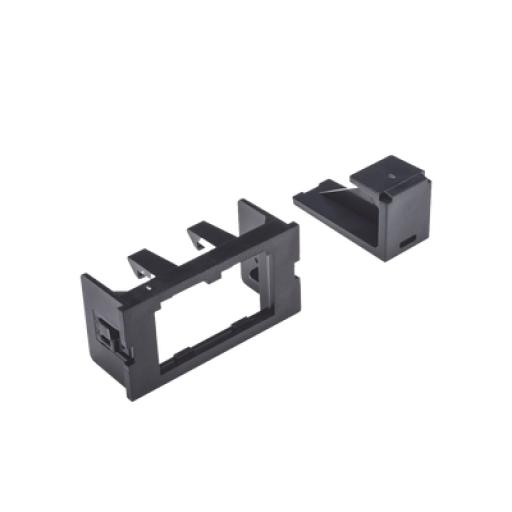 [PANDUIT_CHI2MBL-X] Panduit Adaptador de 2 Módulos Mini-Com, Para Marcos Interlink, Color Negro, 1 Pieza 