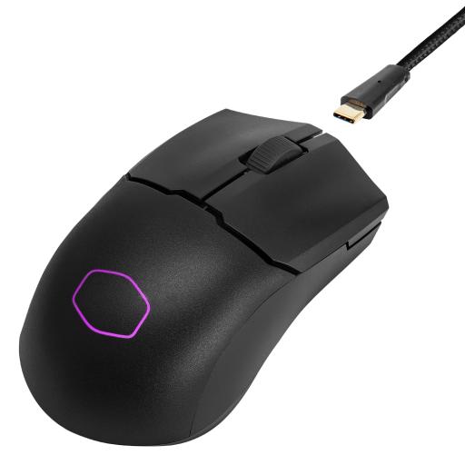 [COOLERMASTER_MM-712-KKOH1] MOUSE GAMER COOLER MASTER (MM-712-KKOH1) MM712 NEGRO,HIBRIDO,BT 5.1,RGB,CABLE TYPE C,400-19000DPIS