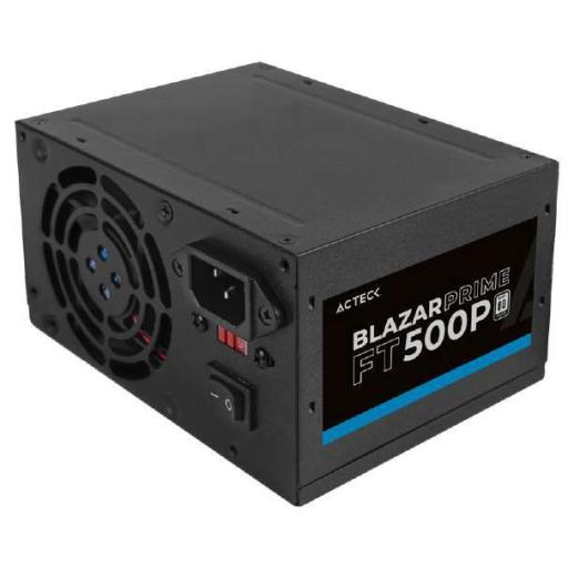 [ACTECK_AC-938143] Acteck FUENTE DE PODER ACTECK BLAZAR FT500P ATX500W 2XMOLEX 4 PIN + 1X NEGRO