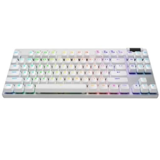 [LOGITECH_920-012143] Logitech TECLADO LOGITECH PRO X TKL LIGHTSPEED BT USB RGB WHITE (920-012143)