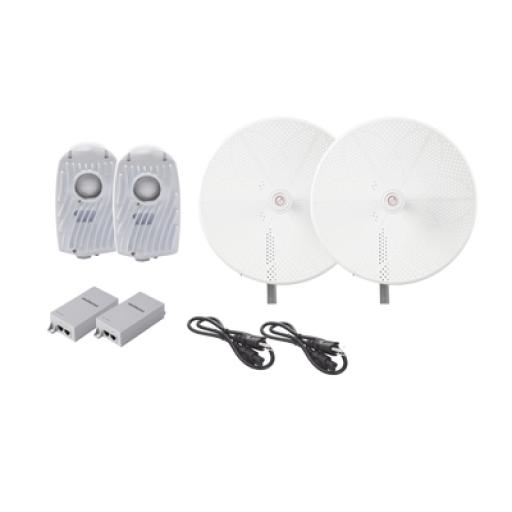 [MIMOSANETWORKS_B5XTXPD34KIT] Mimosa Networks Kit de 2 radios B5X con antenasTXPD34B5X de (34 dBi), rango de frecuencia extendida (4.9 a 6.4 GHz),  incluye inyector POE, cable de alimentación y  para alineación, distancia de hasta 40 km