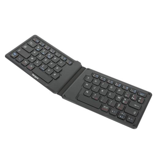 [TARGUS_AKF003ES] TECLADO TARGUS ANTIMICROBIAL BLUETOOTH PLEGABLE ERGONOMICO NEGRO
