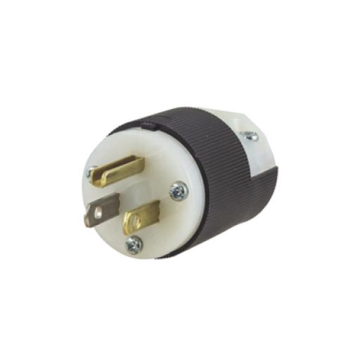 [HUBBELL_HUB-HBL-5266-C] Hubbell Clavija Entrada Recta/ 15A 125V/ 2 Polos 3 Hilos/ Nema 5-15P/ Grado Industrial- Comercial.