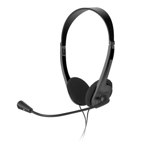 [XTECH_XTS-220] Xtech - Headset - Over-the-ear - Wired - Microphone – Black-Connection type: Two 3.5mm plugs for mic and audio