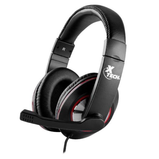 [XTECH_XTH-531] Xtech - Headset - Wired - XTH-531 - Kalamos - Gaming - Color: Black w Red accents - Connection type: USB plug- Directivity: Omnidirectional - Buttons: Command Capsule (with volume +, Volume -, audio mute, and Microphone mute - Cable length: 6.5ft
