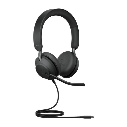 [JABRA_24189-989-899] Jabra Evolve2 40 SE UC Stereo - Auricular - en oreja - cableado - USB-C - aislamiento de ruido - optimizado para UC