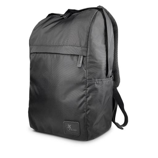 [XTECH_XTB-209] Xtech - Laptop Backpack - 15.6" - Durable polyester - Black - Leiden XTB-209