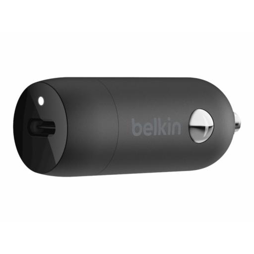 [BELKIN_CCA003btBK] Belkin - Adaptador de corriente para el coche - 20 vatios - Fast Charge (24 pin USB-C) - negro