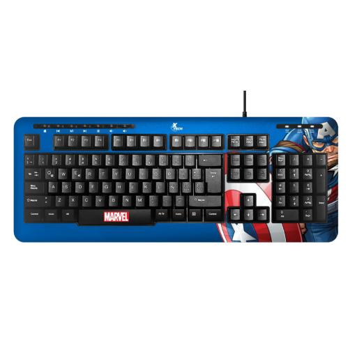 [XTECH_XTK-M401CA] Xtech - Keyboard - Wired - Spanish (Latin American) - USB - Blue - Marvel CA XTK-M401CA