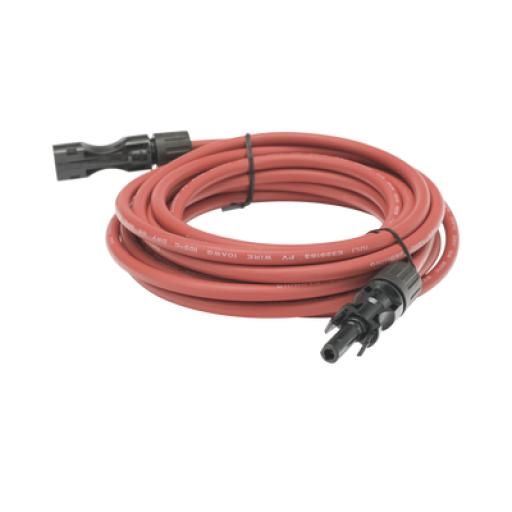 [EPCOM_CBLMC42P5MREDV2] Epcom Cable Fotovoltaico, 2.5 m, Rojo, Calibre 10 AWG con Terminal MC4-M en Ambos Extremos