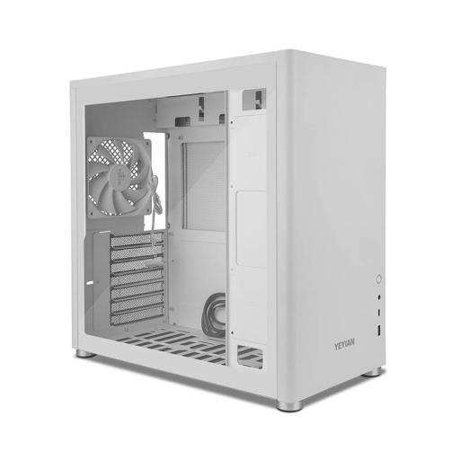 [YEYIAN_YCM-ASHUS-01WH] Yeyian GABINETE YEYIAN GAMER HUSSAR+ BLANCO YCM-ASHUS-01 ATX USB C CRIS/TEMP