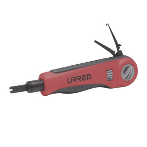 [URREA_SYS-309] Urrea Ponchadora de Impacto con Cuchillas Tipo 66, 88 y 110, incluye gancho y extractor de cable.