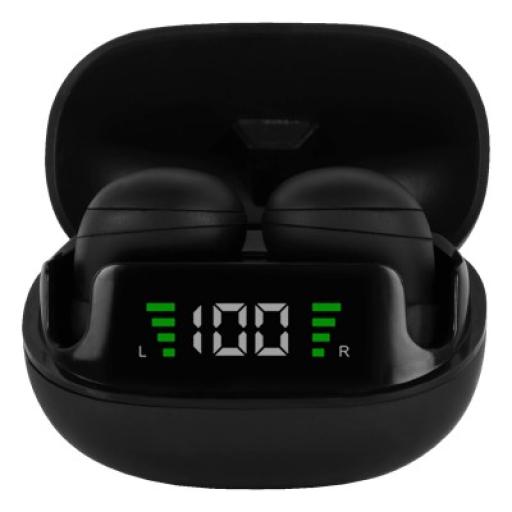 [PERFECTCHOICE_PC-117056] Perfect Choice Audífonos Inalámbricos Perfect Choice TWS Mini Tiny Beats con Indicador de Carga Color Negro