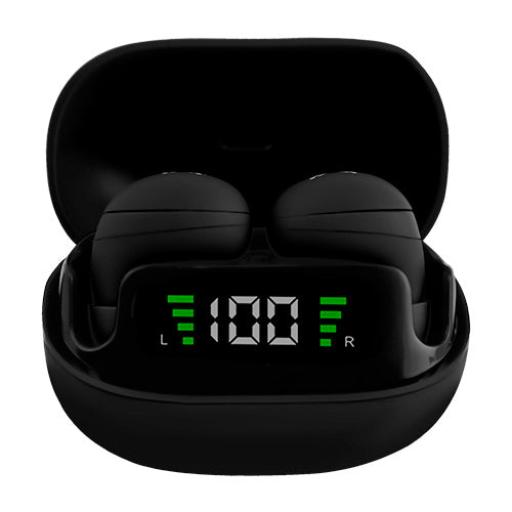 [PERFECTCHOICE_PC-117056] Perfect Choice Audífonos Inalámbricos Perfect Choice TWS Mini Tiny Beats con Indicador de Carga Color Negro