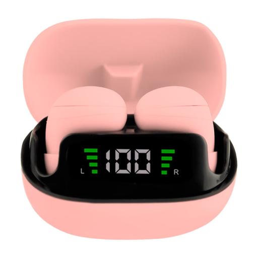 [PERFECTCHOICE_PC-117063] Perfect Choice Audífonos Inalámbricos Perfect Choice TWS Mini Tiny Beats con Indicador de Carga Color Rosa