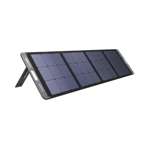 [UGREEN_15114] Ugreen Panel Solar Plegable 200W / Recomendado para el Power Station Portable de 1200W UGREEN /  Alta Eficiencia de Conversión / Alineación Inteligente de la Luz Solar / Resistente Al Agua y Duradero / Incluye Cable XT60 Macho a Macho 2m.