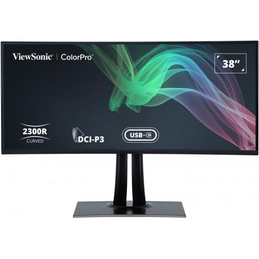 [VIEWSONIC_VP3881A] Viewsonic MONITOR CURVO DE 38 WQHD VALIDA DO POR PANTONE CON DOCKING INTEGRAD