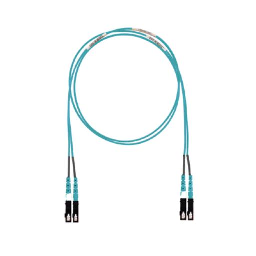 [PANDUIT_FX23LSNSNSNM008] Panduit Jumper de Fibra Optica Multimodo 50/125 OM3, SC-SC Duplex, LSZH (Cero Halógenos), Color Aqua, 8 Metros