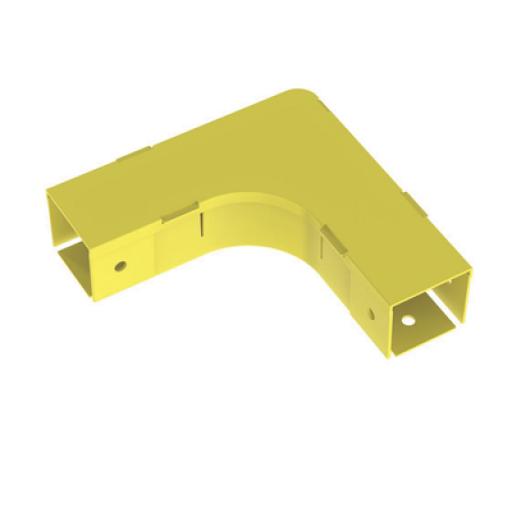 [PANDUIT_FRA2X2LYL] Panduit Ángulo Recto a 90º Horizontal con Tapa, Para Canaletas FiberRunner™ 2X2, Color Amarillo