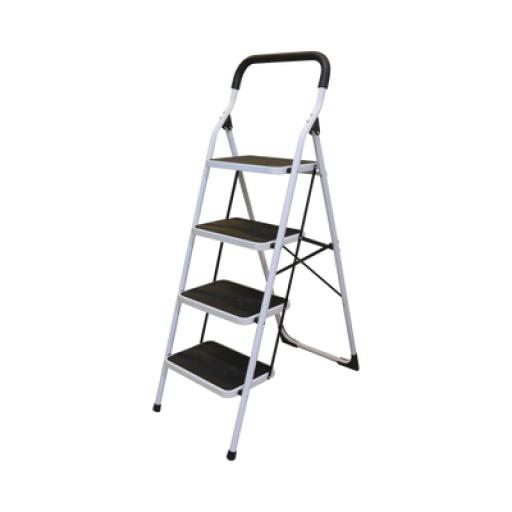 [SURTEK_SYS-ETT-4] Surtek Escalera Plegable Tipo Taburete de Acero de 1.37 m.