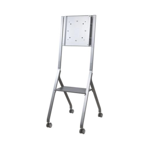 [EPCOM_U1SS] Epcom Soporte de Pantalla con Ruedas / Compatible con Monitores de 55 "a 98" / Base para Colocar Accesorios Adicionales