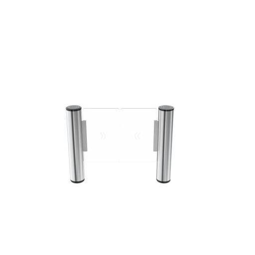 [HIKVISIONDIGITALTECHNOLOGY_DS-K3BC430LX] Hikvision Digital Technology Puerta de Cortesia de Medio Cuerpo con Aletas de Acrilico de Alto Impacto / 6 Millones de Ciclos Antes de Falla / Acero Inoxidable SUS304 / 100 a 240 VCA / Mensaje de Audio