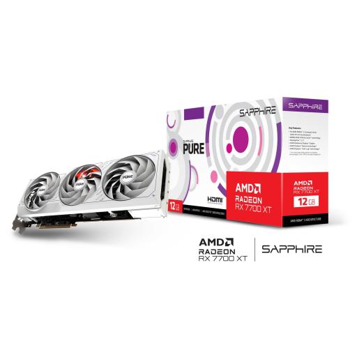 [SAPPHIRE_11335-03-20G] Tarjeta de video Sapphire PURE AMD Radeon RX 7700 XT 12GB GDDR6