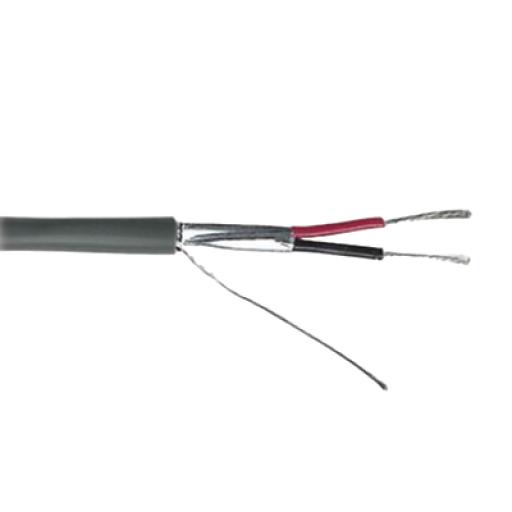 [VIAKON_9297] Viakon Cable Calibre 22 / 2 Conductores / Blindado / 305 Metros / Riser / UL / Color Gris / Hecho en México