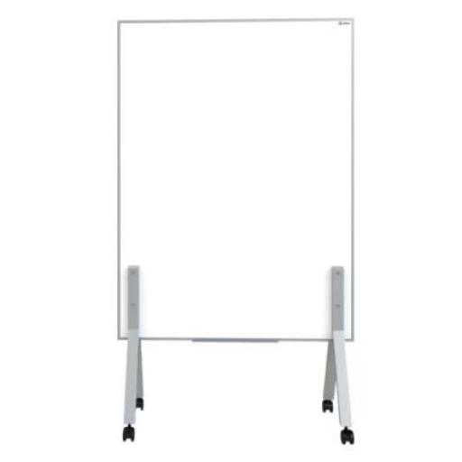 [ALFRA_6056] Alfra Pintarrón Móvil Alfra Nex Doble Superficie Pintarrón y Corcho 150x110cm