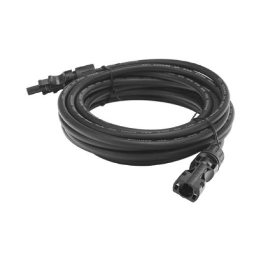 [EPCOM_CBLMC42P5MBLKV2] Epcom Cable Fotovoltaico 2.5 m, Negro, Calibre 10 AWG con Terminales MC4 en Ambos Extremos